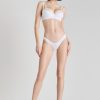 Lingerie Maison Close | Maison Close Pure Tentation White High Thong