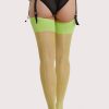 Stockings Playful Promises | Playful Promises Lime Green Vintage Seamed Stockings