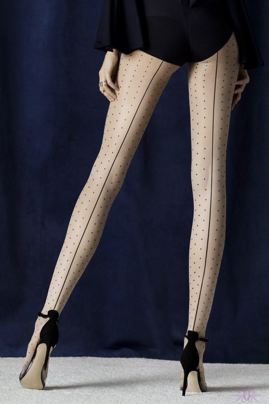 Tights Fiore | Fiore Intrigue Seamed Spotted Tight