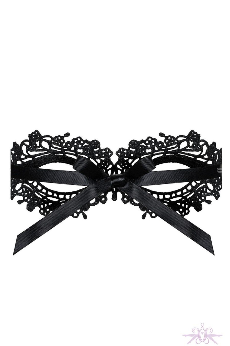 Lingerie Obsessive | Obsessive Black Guipure Lace Mask