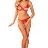 Lingerie Obsessive | Obsessive Bergamore Red 2 Piece Set