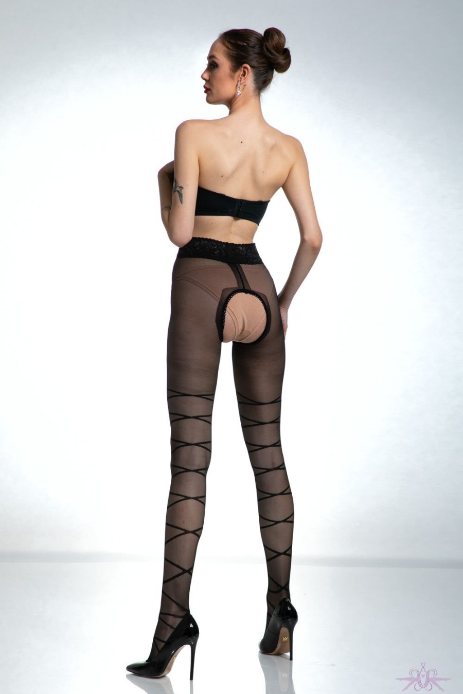 Tights Amour | Amour Dominatrice Open Tights