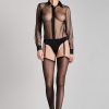 Lingerie Maison Close | Maison Close Madame Reve Shirt Bodysuit