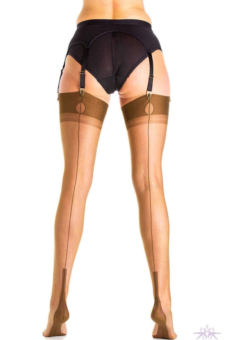 Stockings Gio | Gio Susan Heel Fully Fashioned Stockings