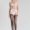 Lingerie Maison Close | Maison Close Pure Tentation White Garter Belt