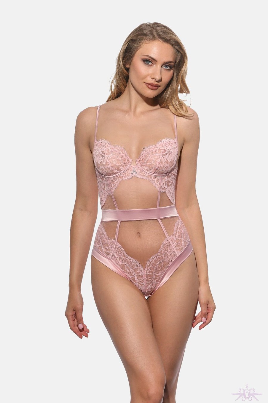 Lingerie Prelude Milano | Prelude Marlene Pink Bodysuit