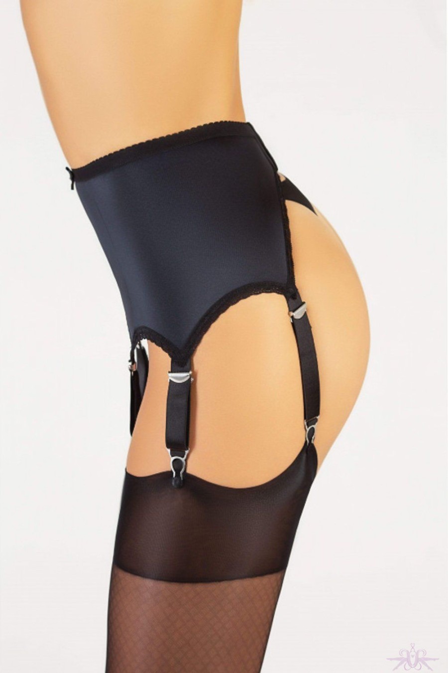 Lingerie Cervin | Cervin French Rivoli 6 Strap Suspender Belt