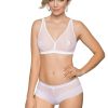 Lingerie Roza | Roza Lisbet White Triangle Bra