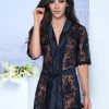 Lingerie Mapale | Mapale Black Lace Robe